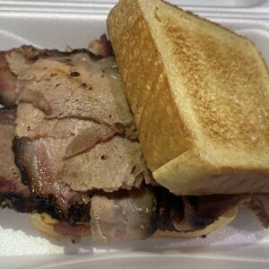 Brisket Sandwich Dinner